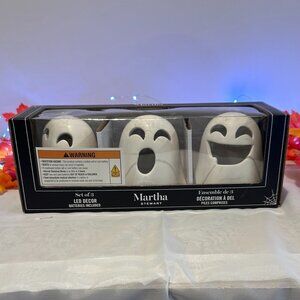 Halloween Martha Stewart set of 3 - 5" lighted ghosts